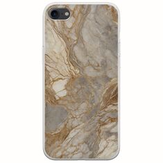 The Marble Collection - Natural iPhone 8 Flexible TPU (Διάφανη Σιλικόνη)