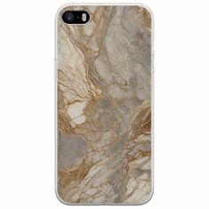 The Marble Collection - Natural iPhone 5/5s/SE 2016 Flexible TPU (Διάφανη Σιλικόνη)