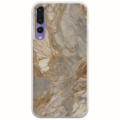The Marble Collection - Natural Huawei P20 Pro Flexible TPU (Διάφανη Σιλικόνη)