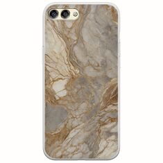 The Marble Collection - Natural Huawei Honor View 10 Flexible TPU (Διάφανη Σιλικόνη)