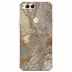 The Marble Collection - Natural Huawei Honor 7X Flexible TPU (Διάφανη Σιλικόνη)