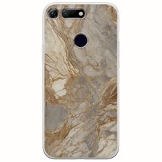 The Marble Collection - Natural Huawei Honor View 20 Flexible TPU (Διάφανη Σιλικόνη)