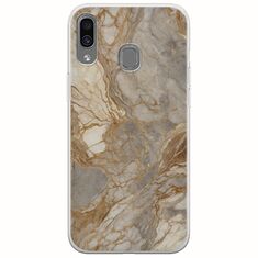 The Marble Collection - Natural Samsung Galaxy A40 Flexible TPU (Διάφανη Σιλικόνη)