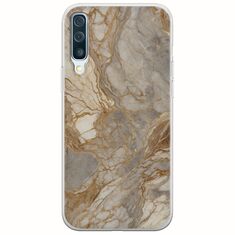 The Marble Collection - Natural Samsung Galaxy A50 Flexible TPU (Διάφανη Σιλικόνη)