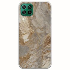 The Marble Collection - Natural Huawei P40 Lite Flexible TPU (Διάφανη Σιλικόνη)