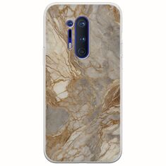 The Marble Collection - Natural OnePlus 8 Pro Flexible TPU (Διάφανη Σιλικόνη)