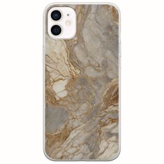 The Marble Collection - Natural iPhone 12 Flexible TPU (Διάφανη Σιλικόνη)