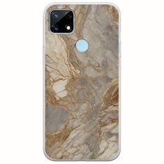 The Marble Collection - Natural Realme 7i Flexible TPU (Διάφανη Σιλικόνη)