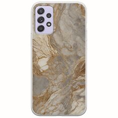 The Marble Collection - Natural Samsung Galaxy A72 5G Flexible TPU (Διάφανη Σιλικόνη)