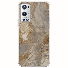 The Marble Collection - Natural OnePlus 9 Pro Flexible TPU (Διάφανη Σιλικόνη)