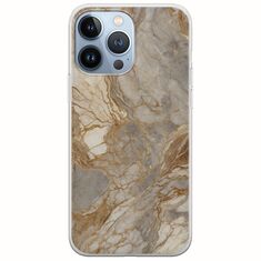 The Marble Collection - Natural iPhone 13 Pro Flexible TPU (Διάφανη Σιλικόνη)
