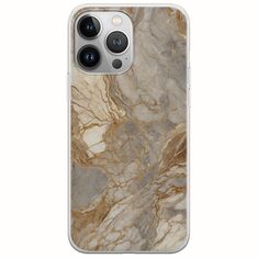The Marble Collection - Natural iPhone 13 Pro Max Flexible TPU (Διάφανη Σιλικόνη)
