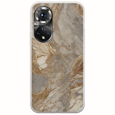 The Marble Collection - Natural Huawei Honor 50 Flexible TPU (Διάφανη Σιλικόνη)