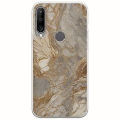 The Marble Collection - Natural Huawei Y6p Flexible TPU (Διάφανη Σιλικόνη)