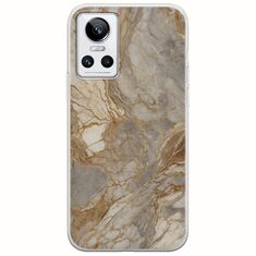 The Marble Collection - Natural Realme GT Neo 3 Flexible TPU (Διάφανη Σιλικόνη)