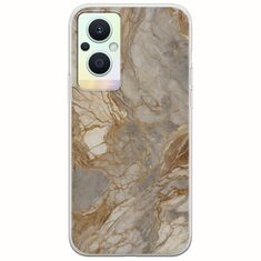 The Marble Collection - Natural Oppo Reno 7 Lite 5G Flexible TPU (Διάφανη Σιλικόνη)