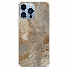 The Marble Collection - Natural iPhone 14 Pro Max Flexible TPU (Διάφανη Σιλικόνη)