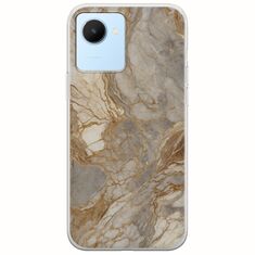 The Marble Collection - Natural Realme C30 Flexible TPU (Διάφανη Σιλικόνη)