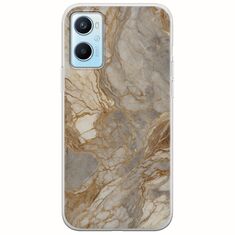The Marble Collection - Natural Oppo A96 4G Flexible TPU (Διάφανη Σιλικόνη)