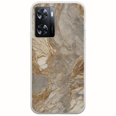 The Marble Collection - Natural Oppo A57 4G Flexible TPU (Διάφανη Σιλικόνη)