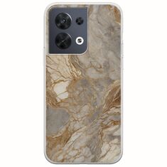The Marble Collection - Natural Oppo Reno 8 5G Flexible TPU (Διάφανη Σιλικόνη)