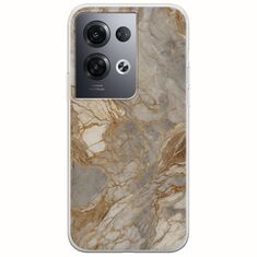 The Marble Collection - Natural Oppo Reno 8 Pro 5G Flexible TPU (Διάφανη Σιλικόνη)