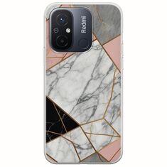 The Marble Collection - Modern Xiaomi Redmi 12C Flexible TPU (Διάφανη Σιλικόνη)