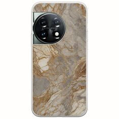 The Marble Collection - Natural OnePlus 11 5G Flexible TPU (Διάφανη Σιλικόνη)