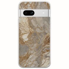 The Marble Collection - Natural Google Pixel 7a 5G Flexible TPU (Διάφανη Σιλικόνη)