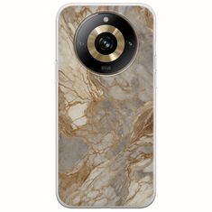The Marble Collection - Natural Realme 11 Pro Plus 5G Flexible TPU (Διάφανη Σιλικόνη)