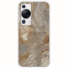 The Marble Collection - Natural Huawei P60 Flexible TPU (Διάφανη Σιλικόνη)