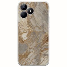 The Marble Collection - Natural Realme C51 Flexible TPU (Διάφανη Σιλικόνη)