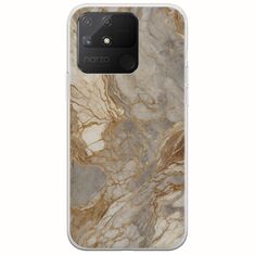 The Marble Collection - Natural Realme Narzo 50A Flexible TPU (Διάφανη Σιλικόνη)