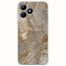The Marble Collection - Natural Realme Note 50 Flexible TPU (Διάφανη Σιλικόνη)