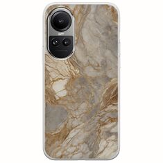 The Marble Collection - Natural Oppo Reno 10 5G Flexible TPU (Διάφανη Σιλικόνη)