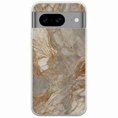 The Marble Collection - Natural Google Pixel 8a 5G Flexible TPU (Διάφανη Σιλικόνη)