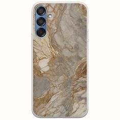 The Marble Collection - Natural Samsung Galaxy M15 5G Flexible TPU (Διάφανη Σιλικόνη)