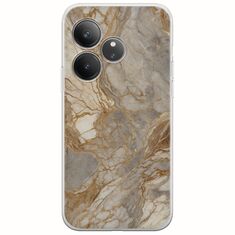 The Marble Collection - Natural Realme GT 6 5G Flexible TPU (Διάφανη Σιλικόνη)