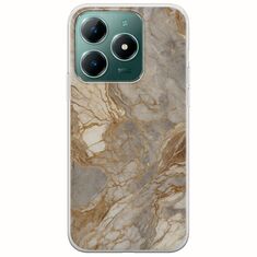 The Marble Collection - Natural Realme C61 Flexible TPU (Διάφανη Σιλικόνη)