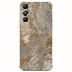 The Marble Collection - Natural Samsung Galaxy M35 5G Flexible TPU (Διάφανη Σιλικόνη)
