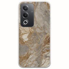The Marble Collection - Natural Oppo A80 5G Flexible TPU (Διάφανη Σιλικόνη)