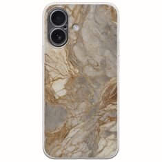 The Marble Collection - Natural iPhone 17 Flexible TPU (Διάφανη Σιλικόνη)