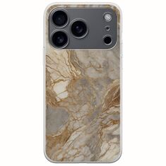 The Marble Collection - Natural iPhone 17 Pro Flexible TPU (Διάφανη Σιλικόνη)