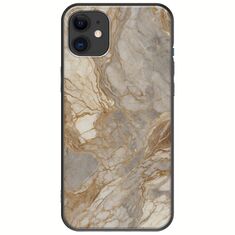The Marble Collection - Natural iPhone 11 Black TPU (Μαύρη Σιλικόνη)