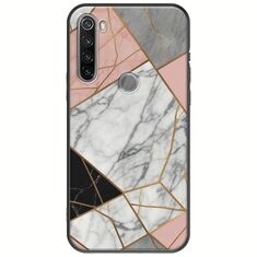 The Marble Collection - Modern Xiaomi Redmi Note 8T Black TPU (Μαύρη Σιλικόνη)