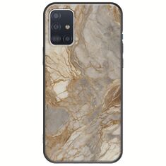 The Marble Collection - Natural Samsung Galaxy A51 Black TPU (Μαύρη Σιλικόνη)