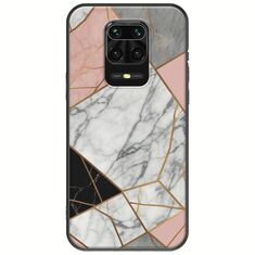 The Marble Collection - Modern Xiaomi Redmi Note 9S / 9 Pro / 9 Pro Max Black TPU (Μαύρη Σιλικόνη)