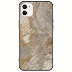 The Marble Collection - Natural iPhone 12 mini Black TPU (Μαύρη Σιλικόνη)