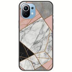 The Marble Collection - Modern Xiaomi Mi 11 Black TPU (Μαύρη Σιλικόνη)