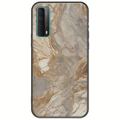 The Marble Collection - Natural Huawei P Smart 2021 Black TPU (Μαύρη Σιλικόνη)